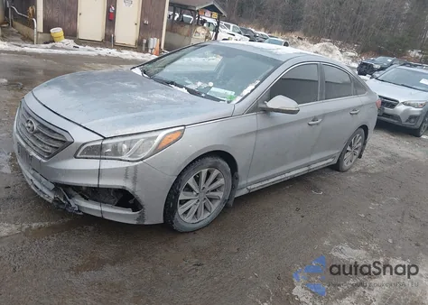 2016 Hyundai Sonata Sport z USA, uszkodzony, nr VIN 5NPE34AF0GH262377